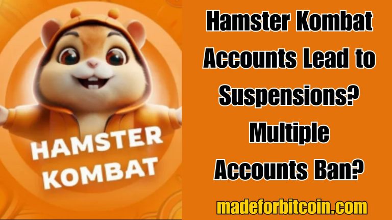 Hamster Kombat Accounts Lead to Suspensions? Multiple Accounts Ban?